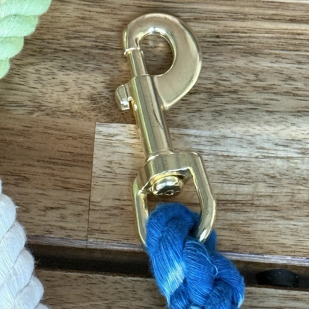 NWT Found My Animal The Blue Green Ombre 7' Rope Dog Pet MADE IN USA